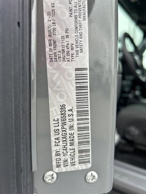 2023 Jeep Wrangler Sport S