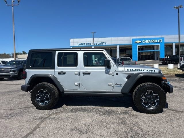 Used 2022 Jeep Wrangler Unlimited Rubicon 4XE with VIN 1C4JJXR68NW269742 for sale in Huntsville, AL