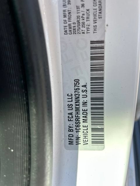 2022 RAM 1500 Limited Crew Cab 4x4 5'7" Box