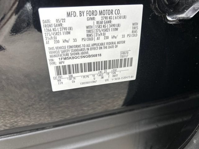 2022 Ford Explorer ST