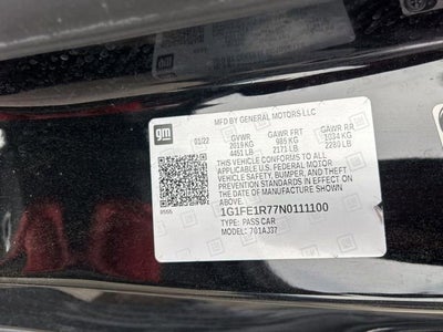 2022 Chevrolet Camaro 1SS