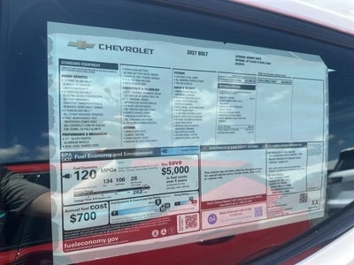 2027 Chevrolet Bolt LT