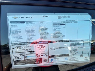 2027 Chevrolet Bolt LT