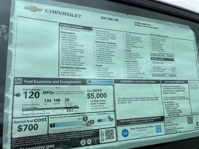 2027 Chevrolet Bolt RS