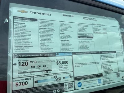 2027 Chevrolet Bolt RS