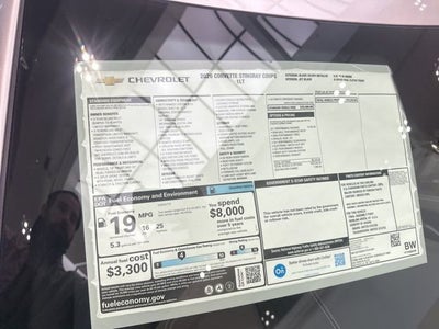 2026 Chevrolet Corvette Stingray 1LT