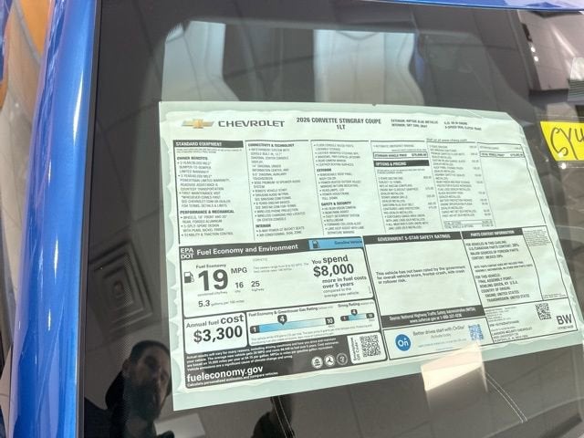 2026 Chevrolet Corvette Stingray 1LT