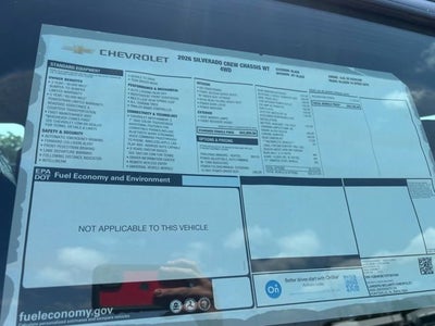 2026 Chevrolet Silverado 3500 HD Chassis Cab Work Truck