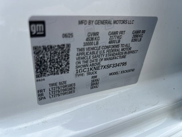 2025 Chevrolet Silverado 2500 HD LT