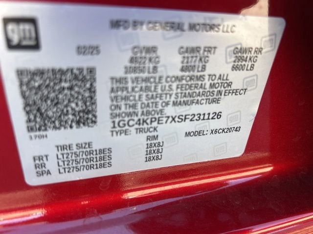 2025 Chevrolet Silverado 2500 HD LTZ