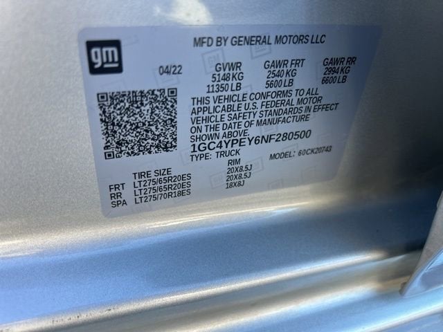 2022 Chevrolet Silverado 2500 HD LTZ