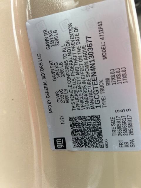 2022 Chevrolet Colorado ZR2