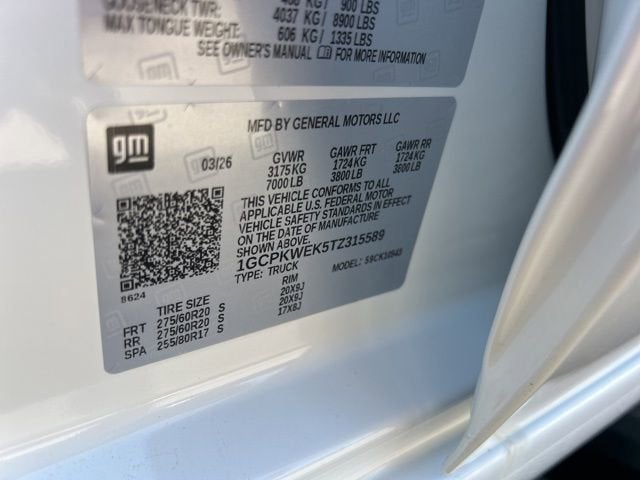 2026 Chevrolet Silverado 1500 RST