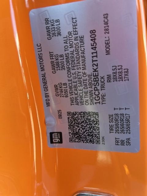 2026 Chevrolet Colorado WT