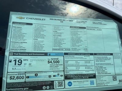 2026 Chevrolet Colorado WT