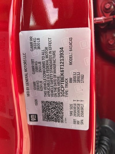 2026 Chevrolet Colorado WT