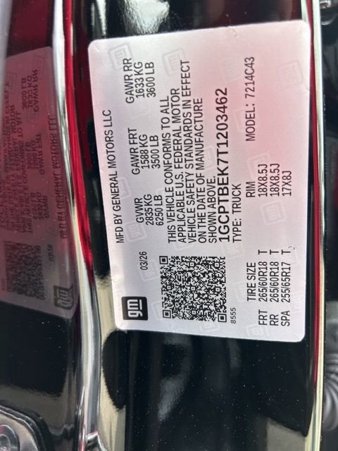 2026 Chevrolet Colorado WT