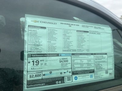 2026 Chevrolet Colorado WT