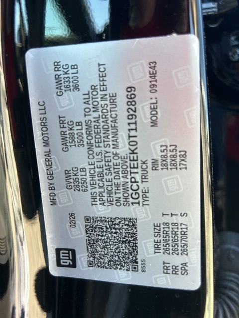 2026 Chevrolet Colorado Trail Boss