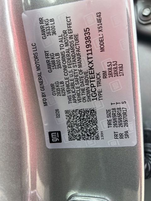 2026 Chevrolet Colorado Trail Boss