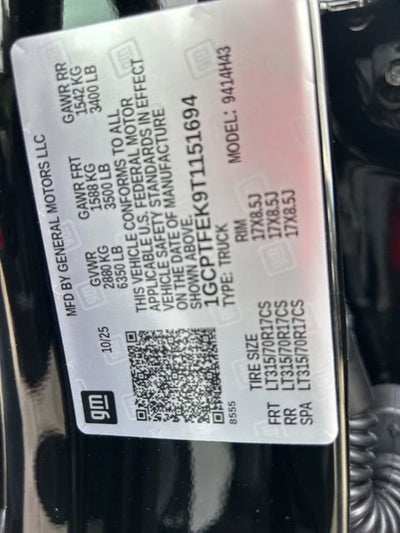 2026 Chevrolet Colorado ZR2