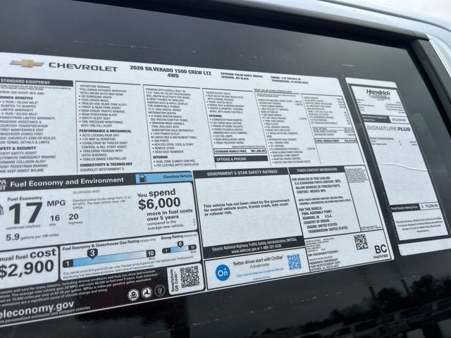 2026 Chevrolet Silverado 1500 LTZ