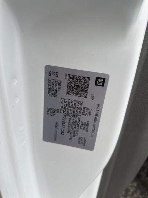 2025 Chevrolet Express Cargo 2500 WT