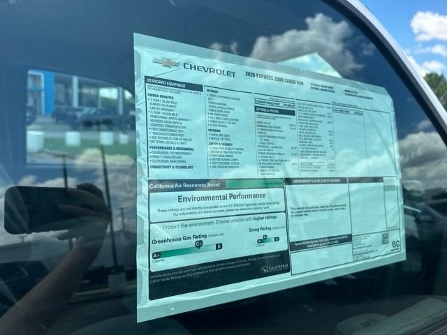 2026 Chevrolet Express Cargo WT