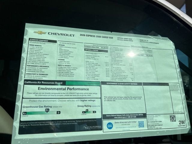 2026 Chevrolet Express Cargo WT