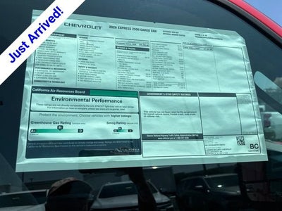 2026 Chevrolet Express Cargo WT