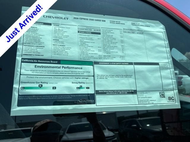 2026 Chevrolet Express Cargo WT