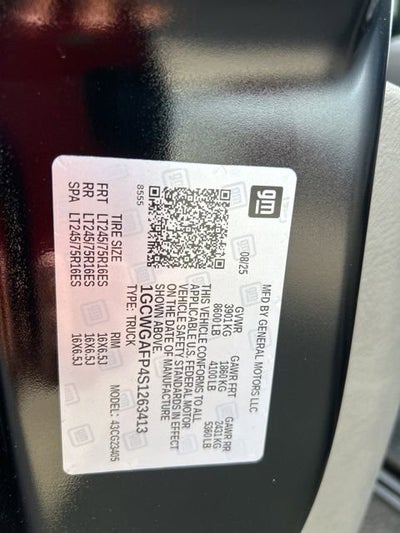 2025 Chevrolet Express Cargo 2500 WT