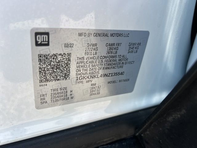 2022 GMC Acadia SLE