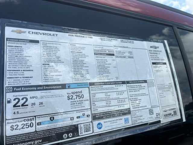 2026 Chevrolet Traverse LT