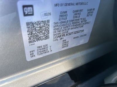 2026 Chevrolet Traverse RS