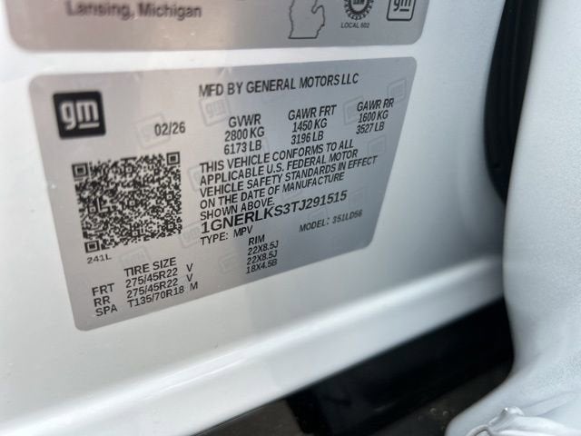 2026 Chevrolet Traverse RS