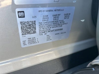 2026 Chevrolet Traverse Z71