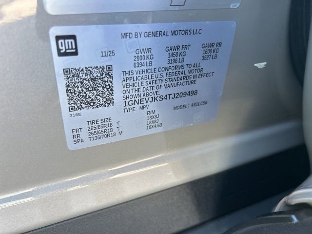 2026 Chevrolet Traverse Z71