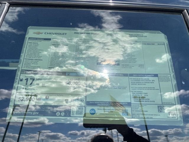 2026 Chevrolet Tahoe Premier