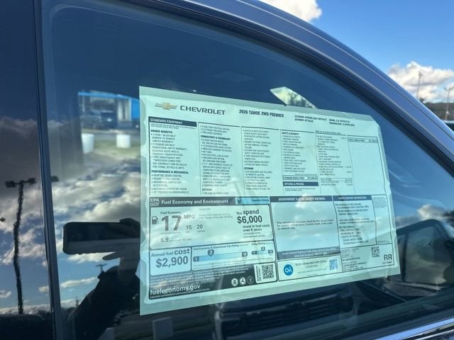 2026 Chevrolet Tahoe Premier