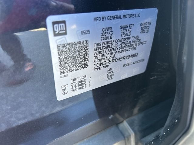 2025 Chevrolet Tahoe Premier