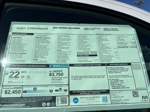 2026 Chevrolet Suburban Premier