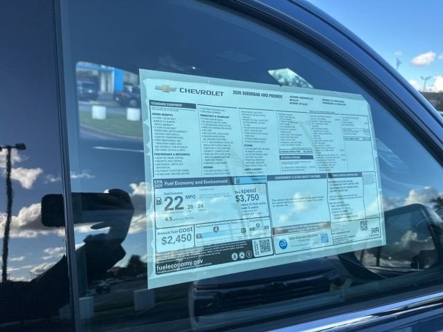 2026 Chevrolet Suburban Premier