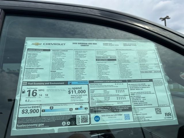 2026 Chevrolet Suburban High Country