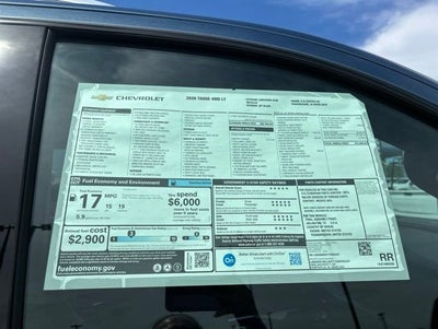 2026 Chevrolet Tahoe LT