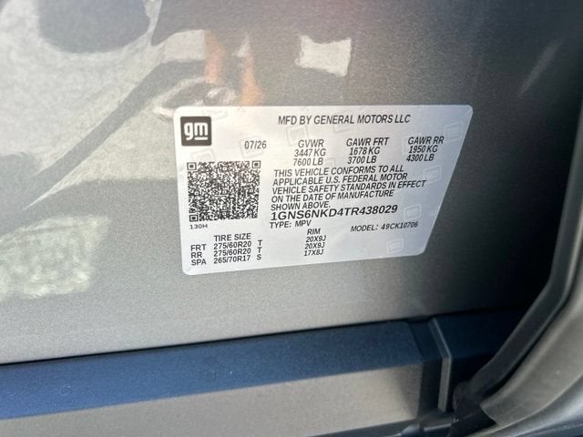 2026 Chevrolet Tahoe LT