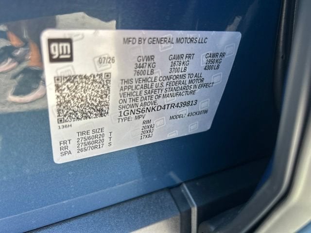 2026 Chevrolet Tahoe LT