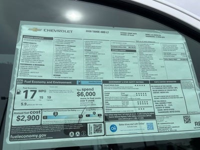 2026 Chevrolet Tahoe LT
