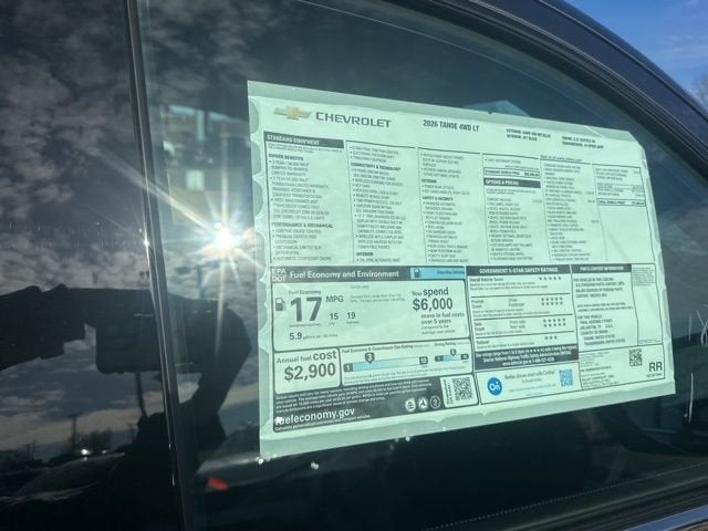 2026 Chevrolet Tahoe LT