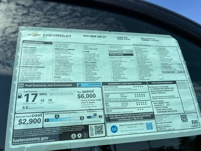 2026 Chevrolet Tahoe Z71